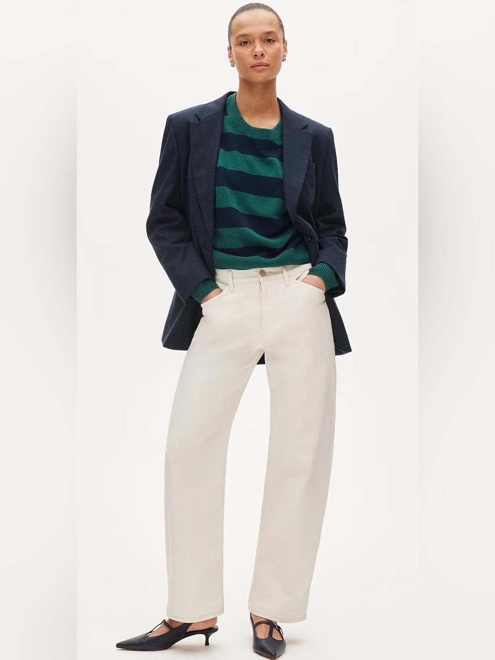 J. Crew Zoe Barrel Pant in Chino